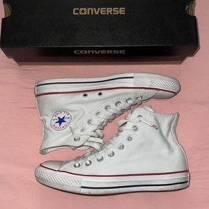 Converse White High Tops